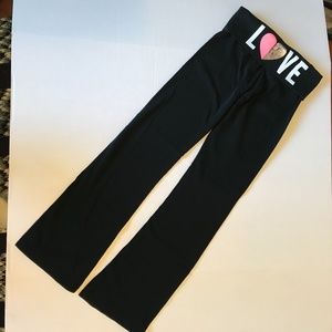 XS Short Victoria Secret  Fold-over Yoga Pants